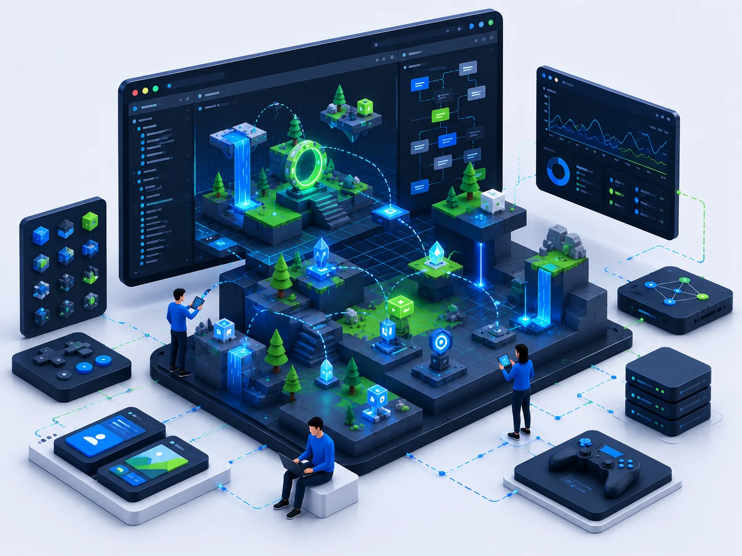 Game development and interactive experience services